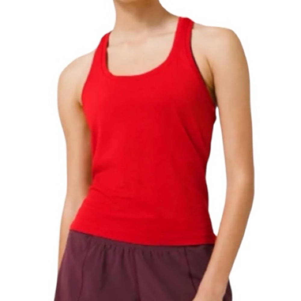 Lululemon Athletica Vibrant Red Tank Top